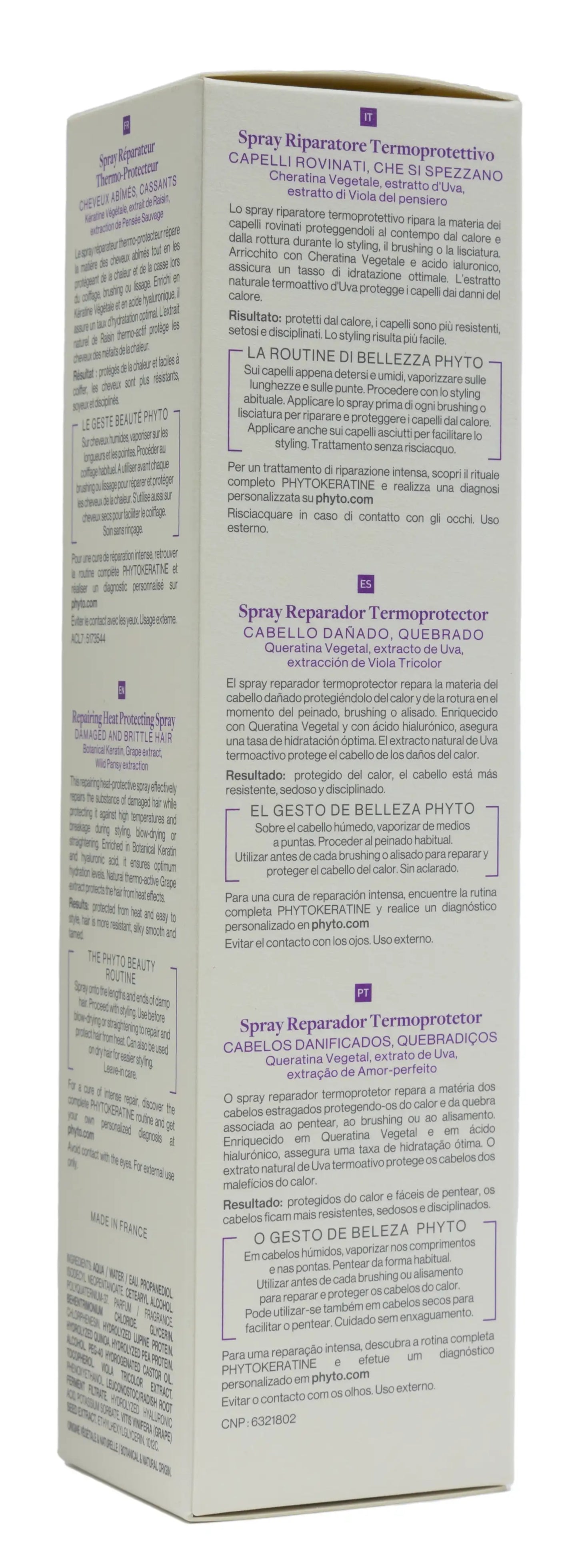Phyto Keratine Repairing Heat Protection Spray 150 Ml