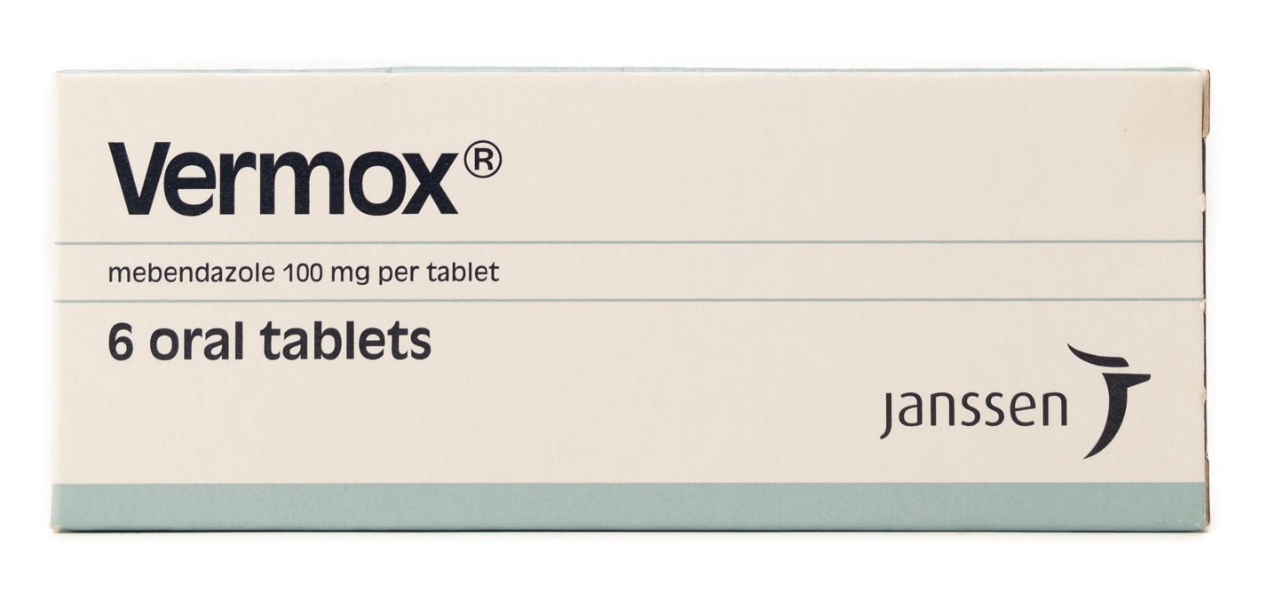 Vermox 100Mg 6 Tablets