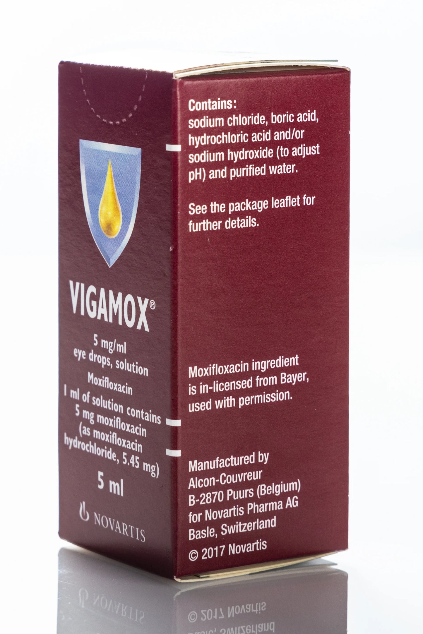 Vigamox 0.5% Eye Drops 5Ml