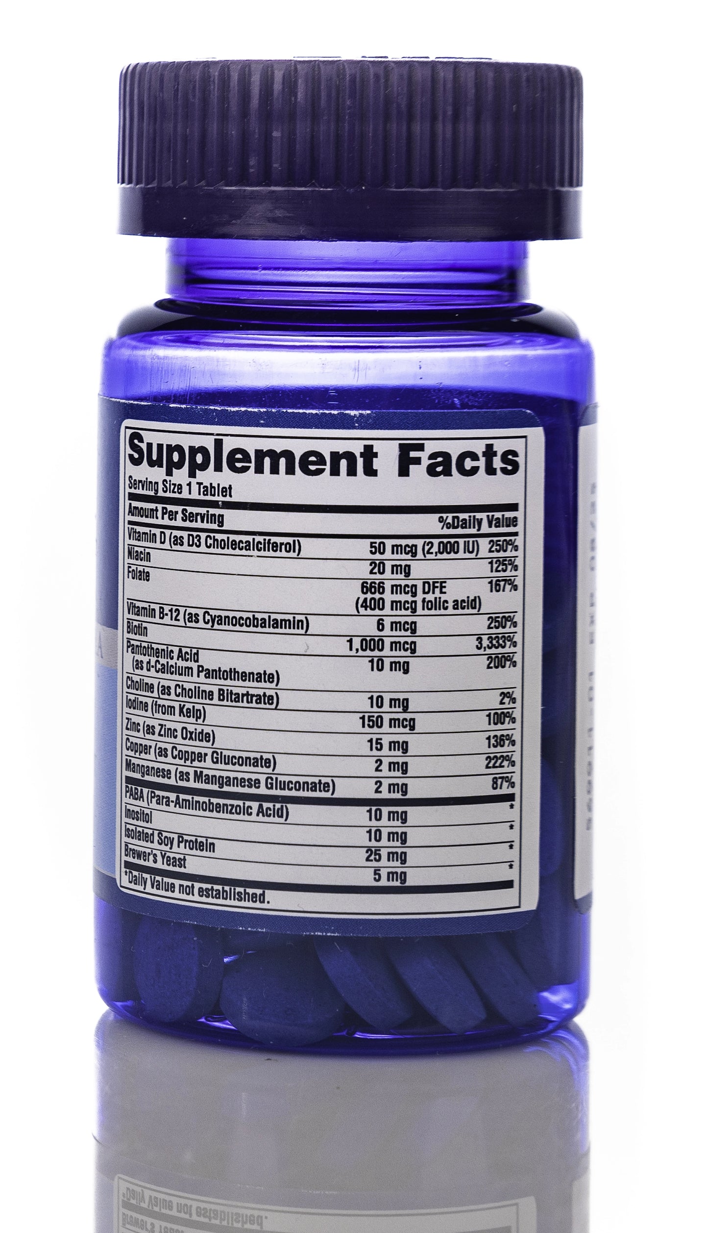 Puritan's Pride Vitamins For The Hair 60 Tablets