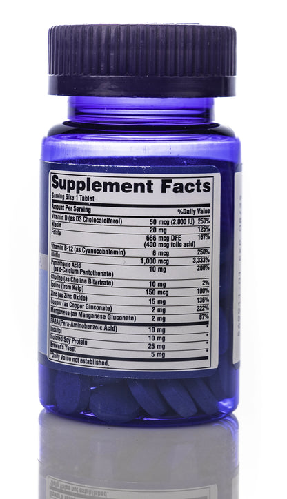 Puritan's Pride Vitamins For The Hair 60 Tablets