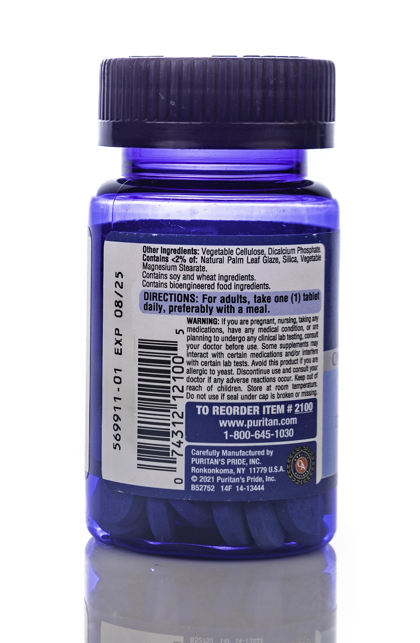 Puritan's Pride Vitamins For The Hair 60 Tablets