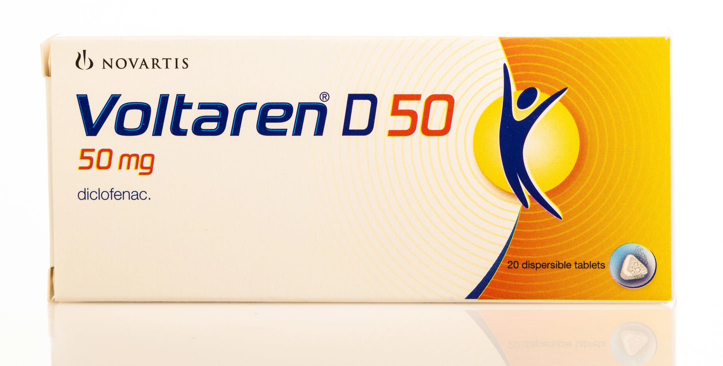 Voltaren [D] 50 Mg 20 Tablets