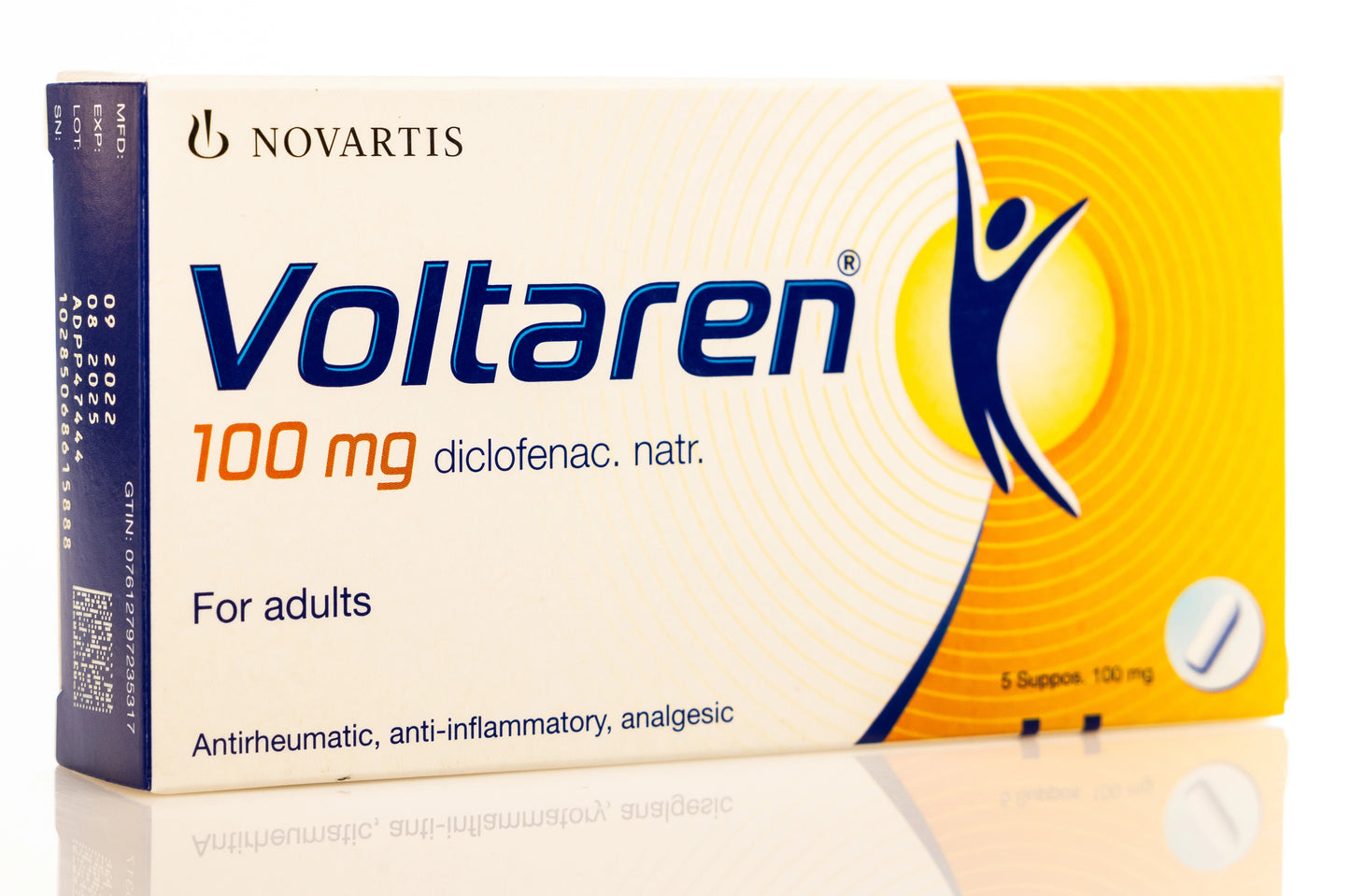 Voltaren 100Mg 5 suppositories