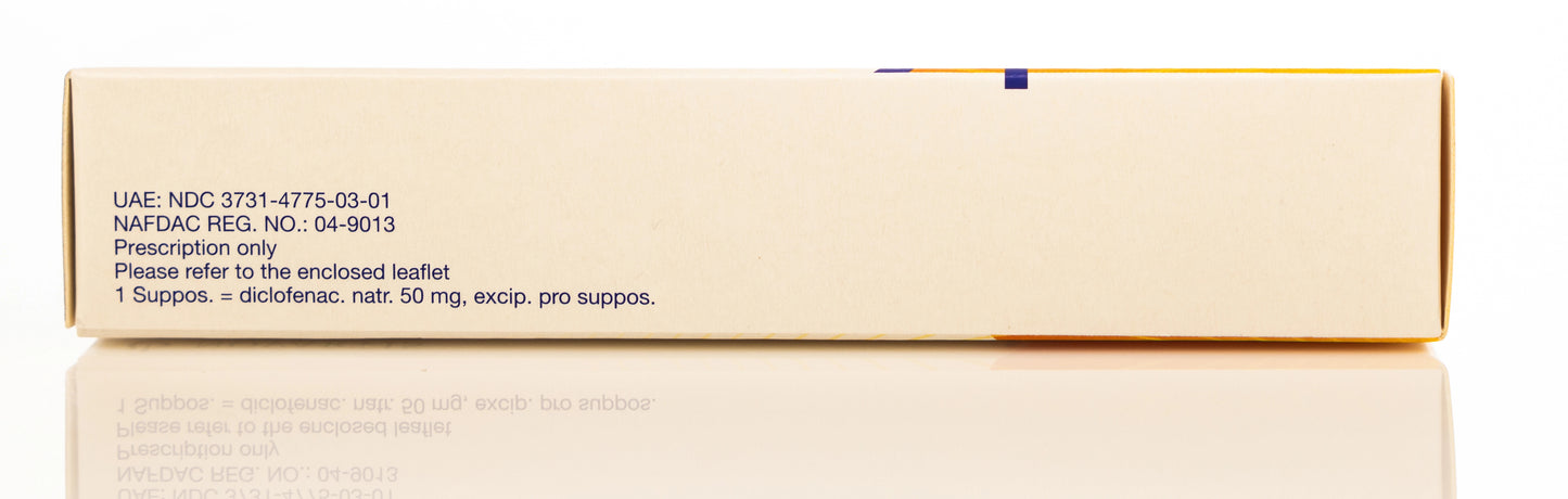 Voltaren 50Mg 10 suppositories