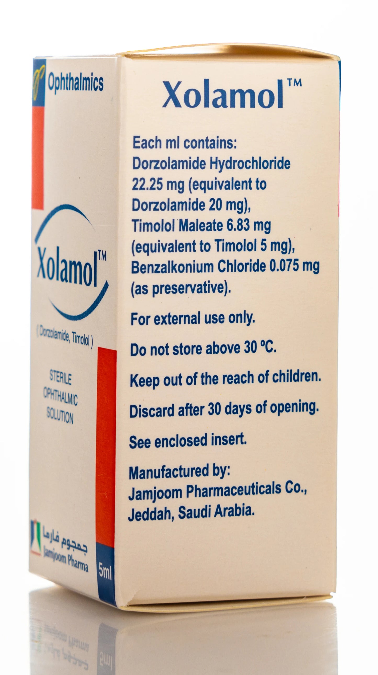Xolamol Opthalmic Solution 5Ml