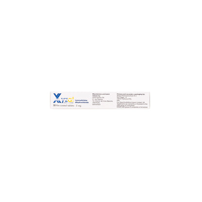 Xyzal 5Mg 30Tablets