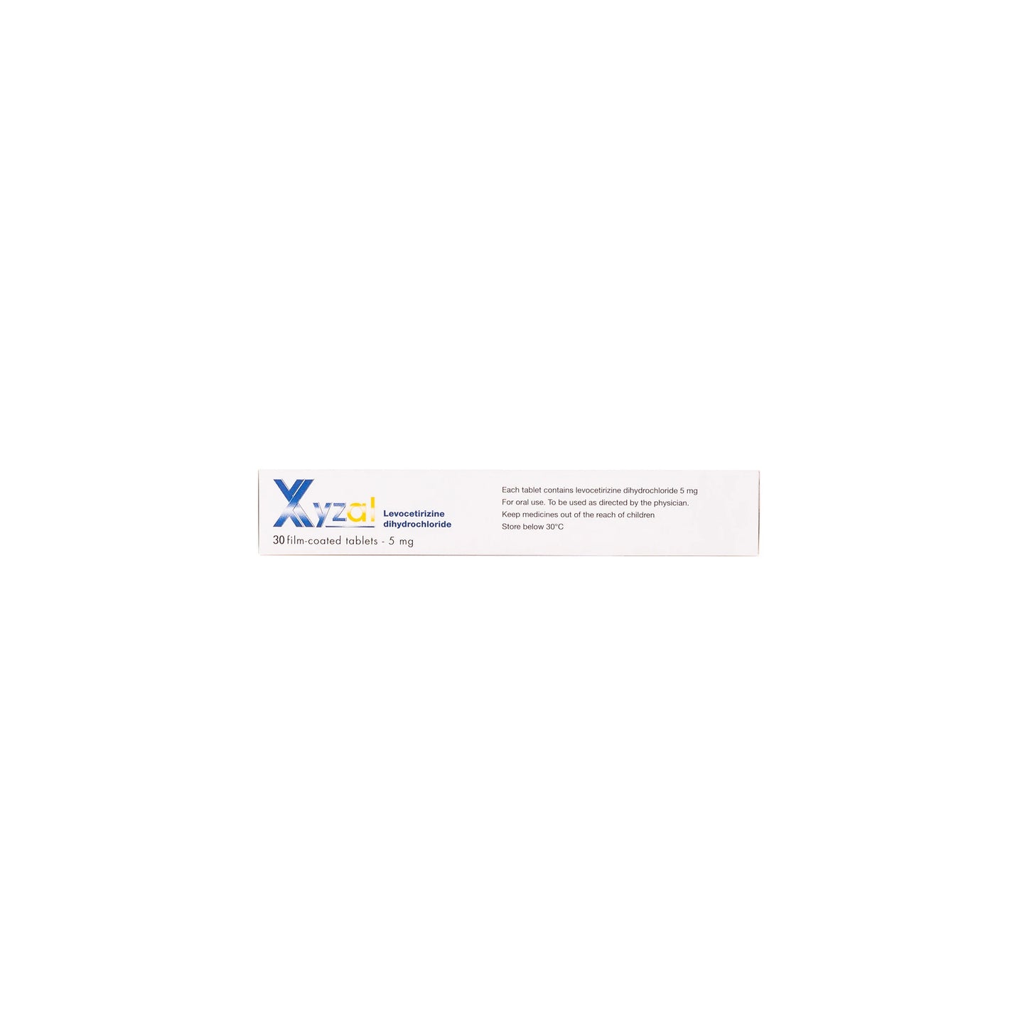 Xyzal 5Mg 30Tablets