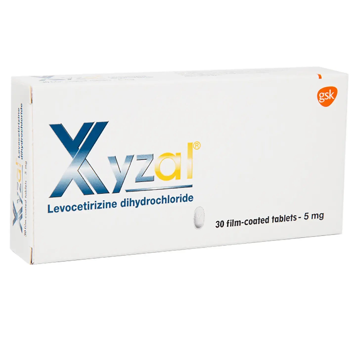 Xyzal 5Mg 30Tablets