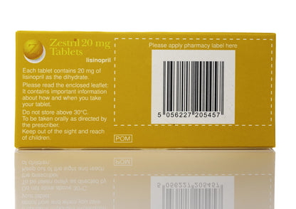 Zestril 20Mg 28Tablets