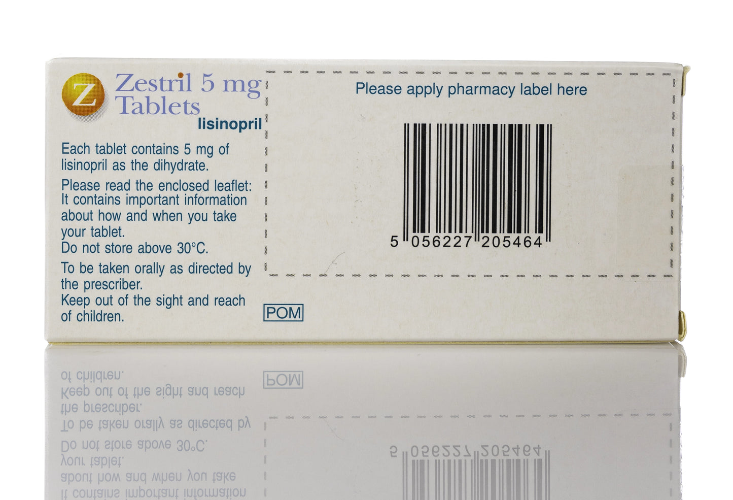 Zestril 5Mg 28Tablets