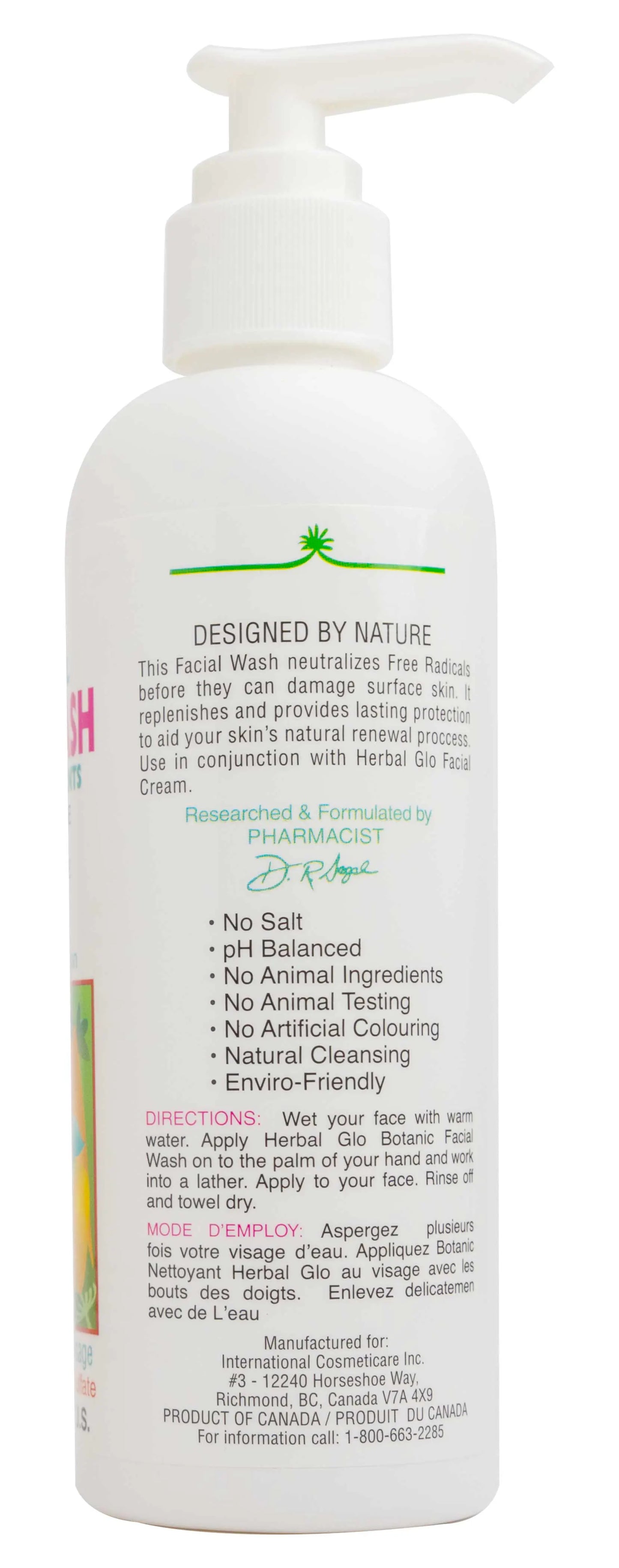 Herbal Glo Botanical Face Wash 250 Ml
