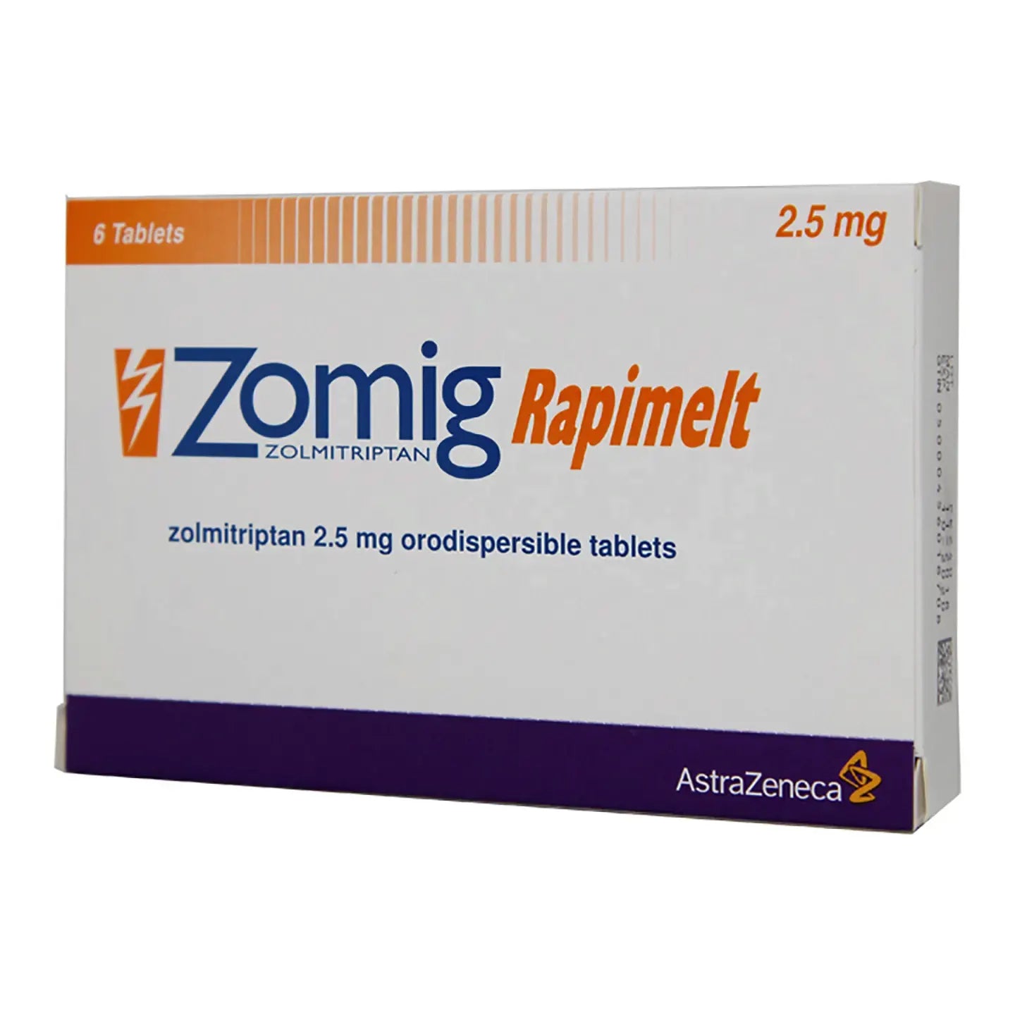 Zomig Rapimelt 2.5Mg 6Tablets