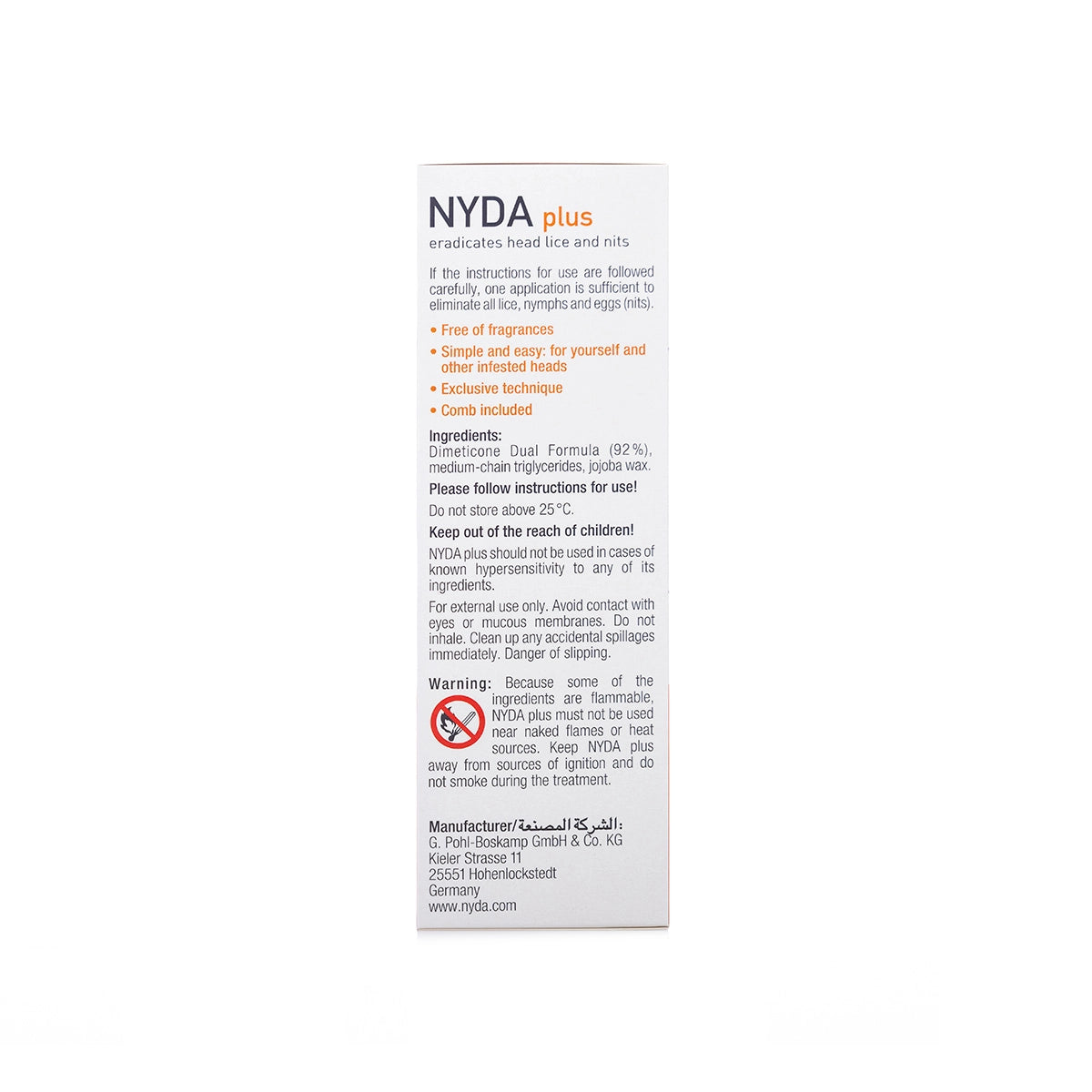 Nyda Plus Anti Lice Solution 100 Ml