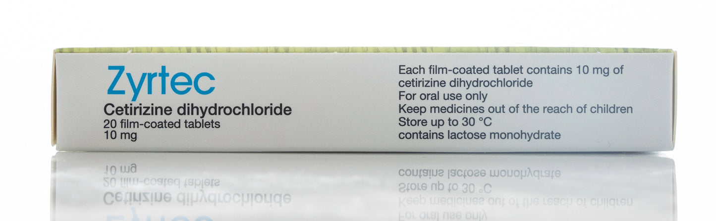 Zyrtec 10Mg 20Tablets