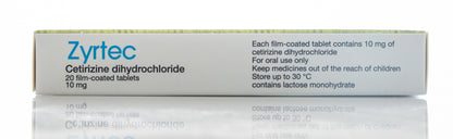 Zyrtec 10Mg 20Tablets