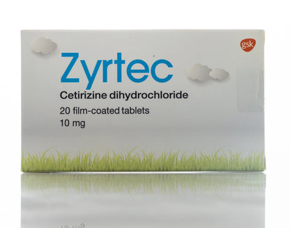 Zyrtec 10Mg 20Tablets