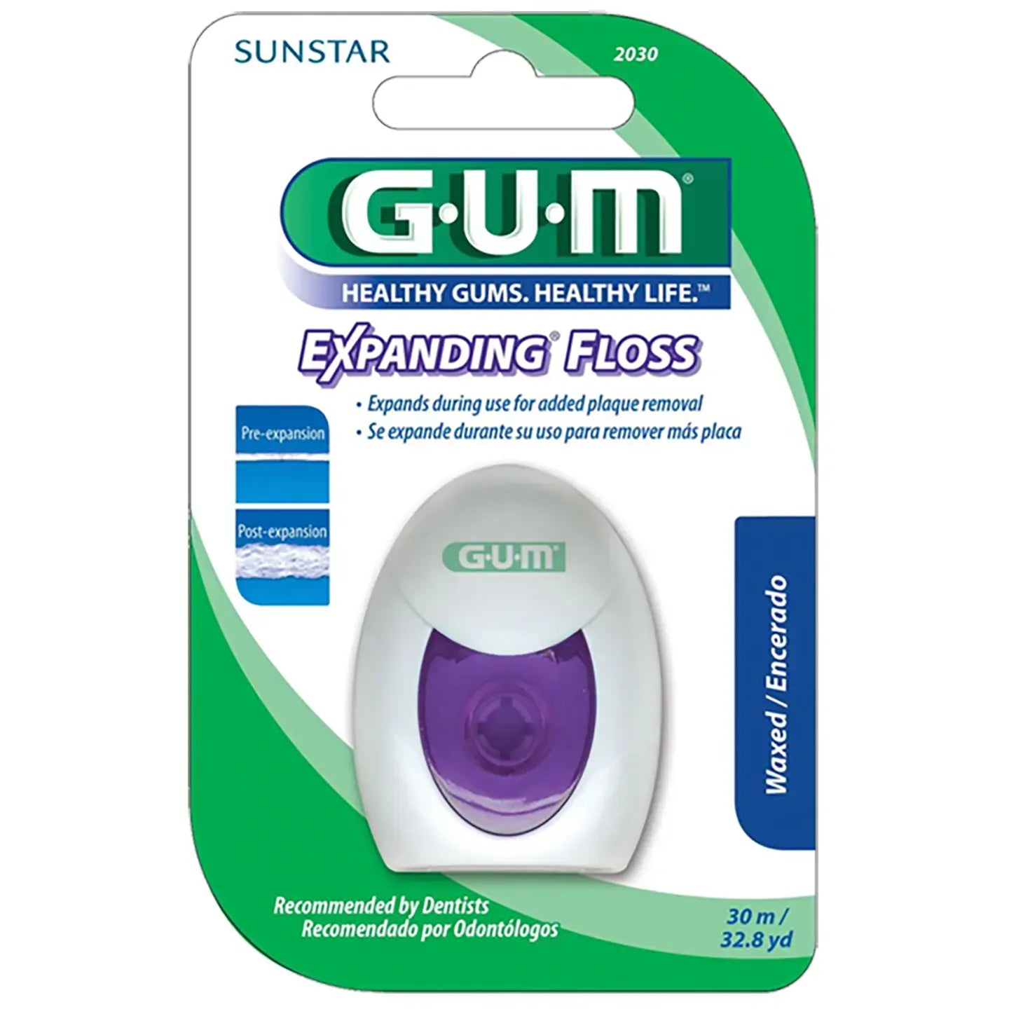 Gum Expanding Floss Waxed 30m [2030]
