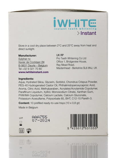I White Instant Whitening Kit 10 Prefilled Trays