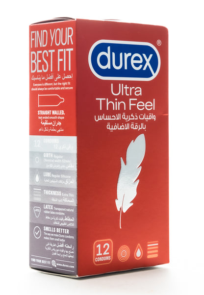 Durex Condom Feel Ultra Thin 12 Pieces
