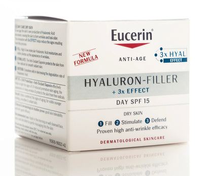Eucerin Hyaluron-Filler +3x Effect Day Cream SPF 15 for Dry Skin 50 Ml