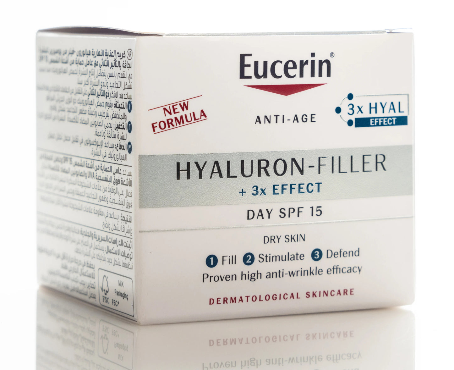 Eucerin Hyaluron-Filler +3x Effect Day Cream SPF 15 for Dry Skin 50 Ml