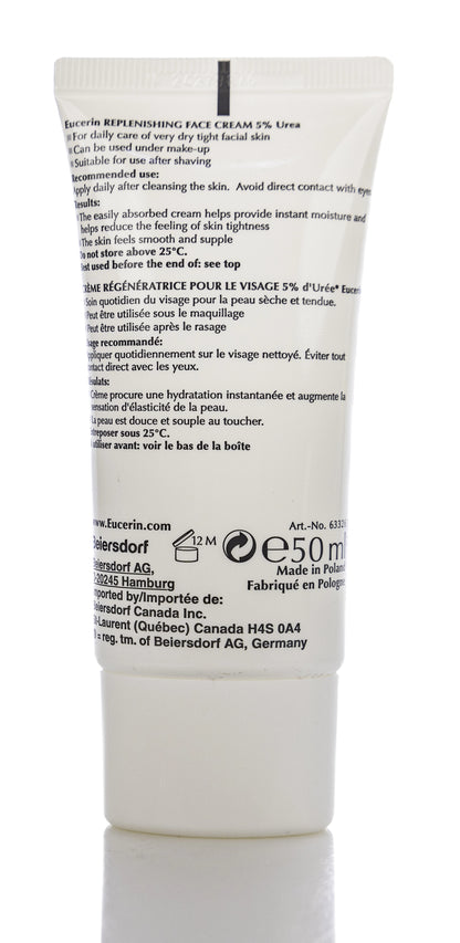 Eucerin UreaRepair Replenishing Face Cream 5% Urea 50 Ml