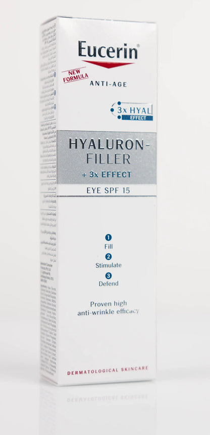 Eucerin Hyaluron-Filler +3x Effect SPF 15 Eye Cream 15 Ml