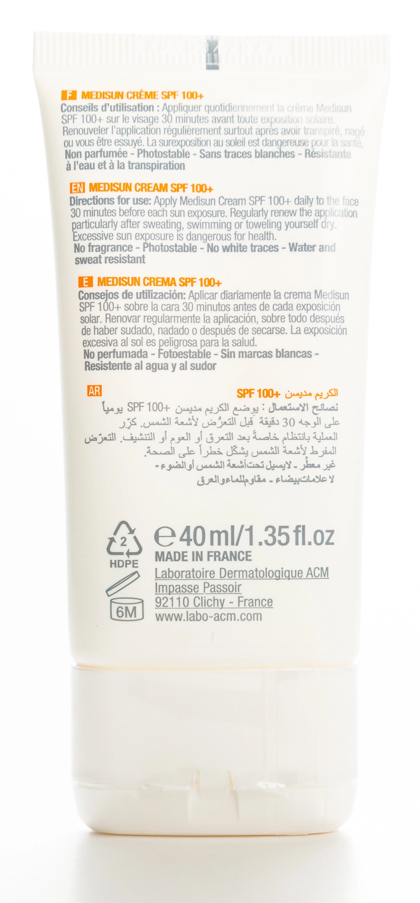 ACM Sensitelial Spf 100+ 40 Ml