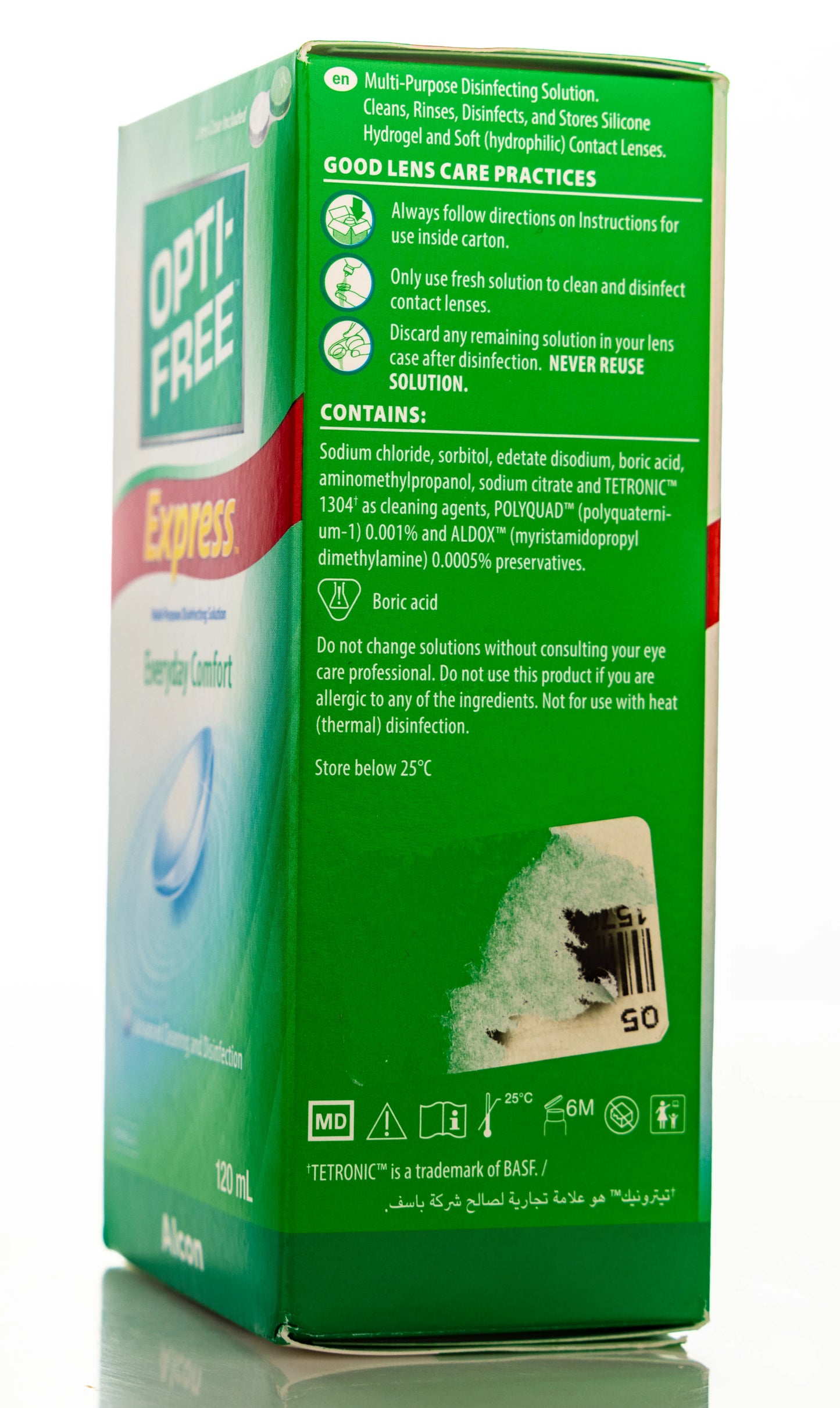 Opti Free Express Solution 120Ml