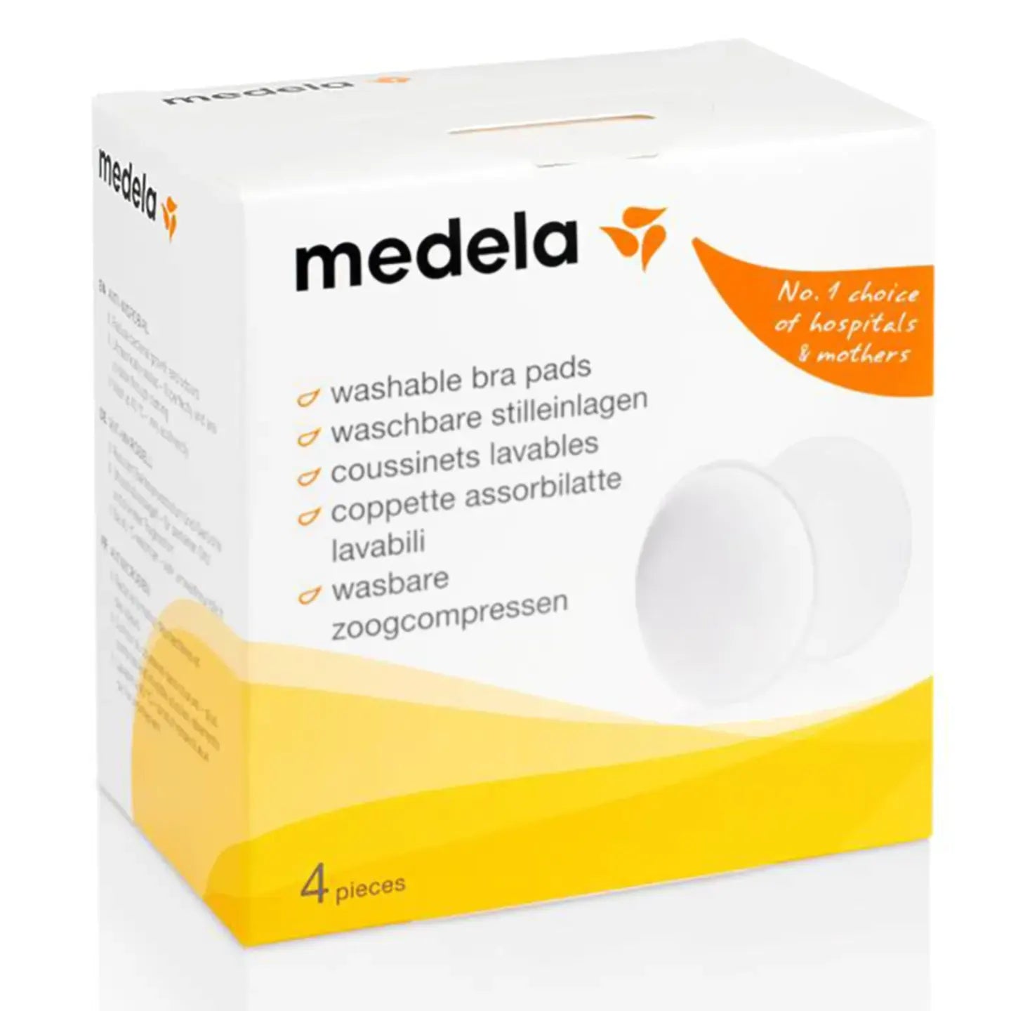 Medela Washable Bra Pads 4 Pieces
