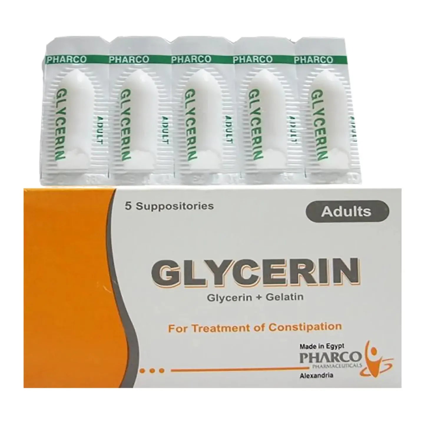 Pharco Glycerin Adult 5 Suppository