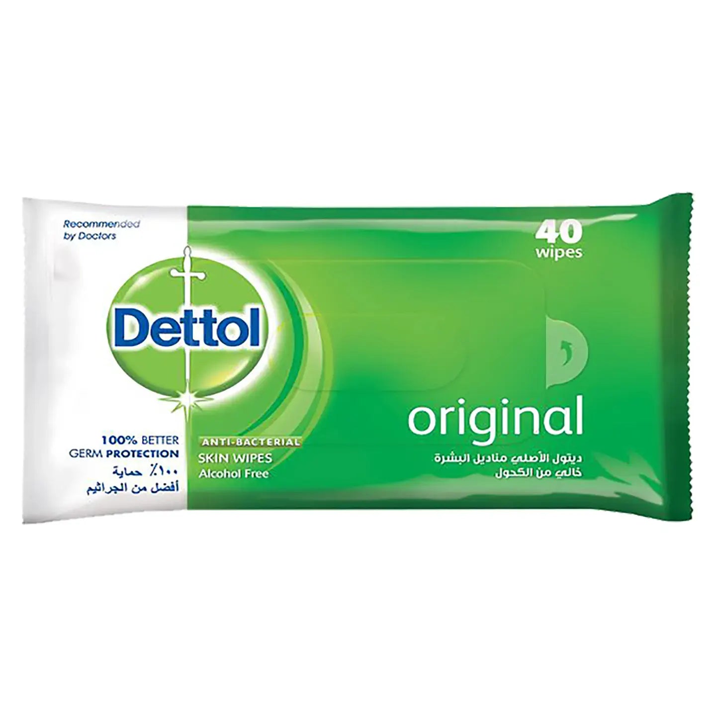 Dettol Anti-Bacterial Wipes 40 Pieces