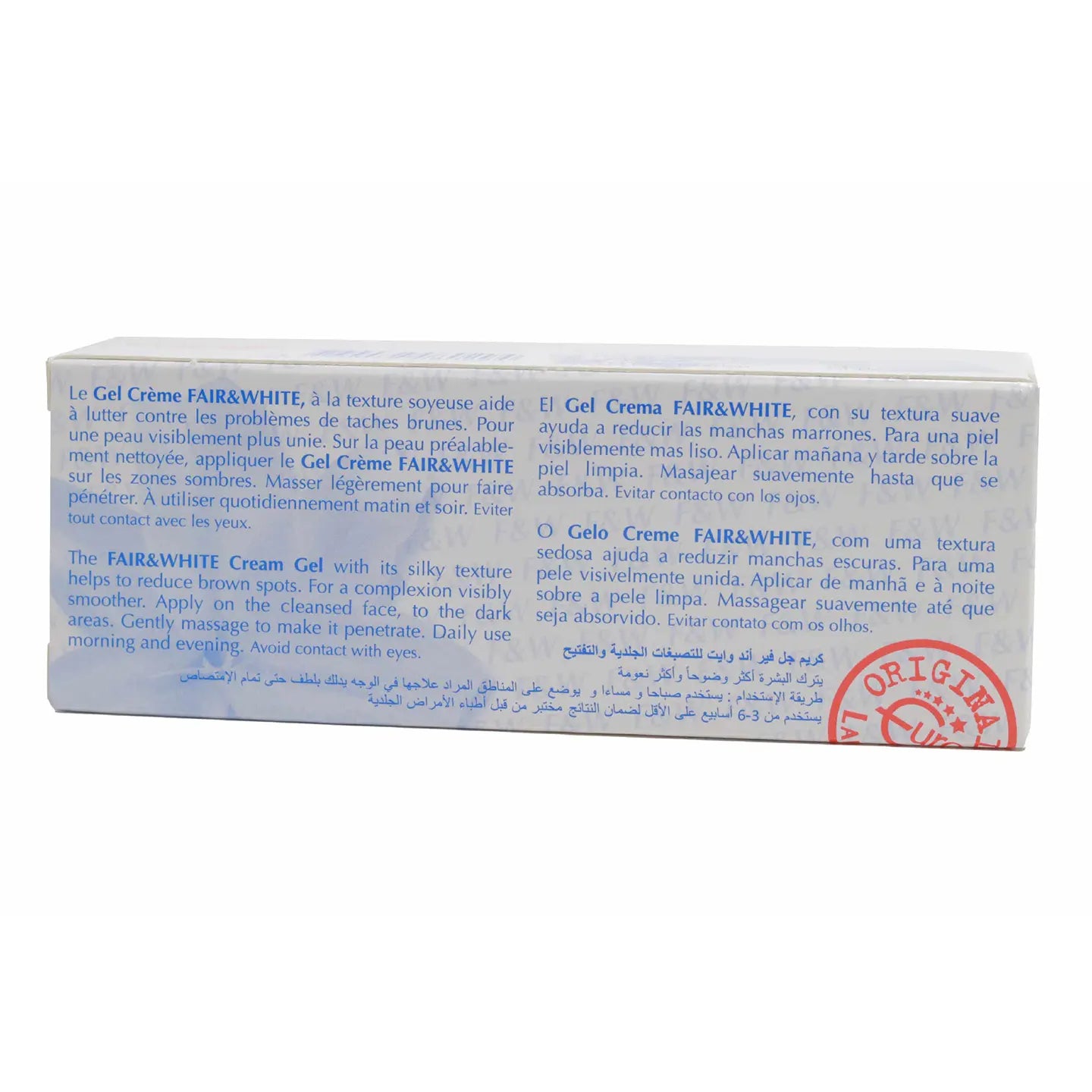 Fair And White Brightening Cream Gel Anti-Spots 30 Ml