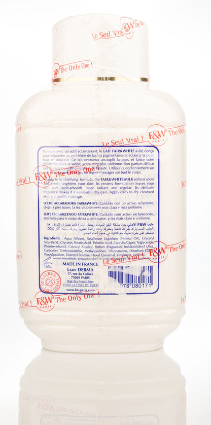 Fair And White Original Brightening Body Clearing Milk 485 Ml