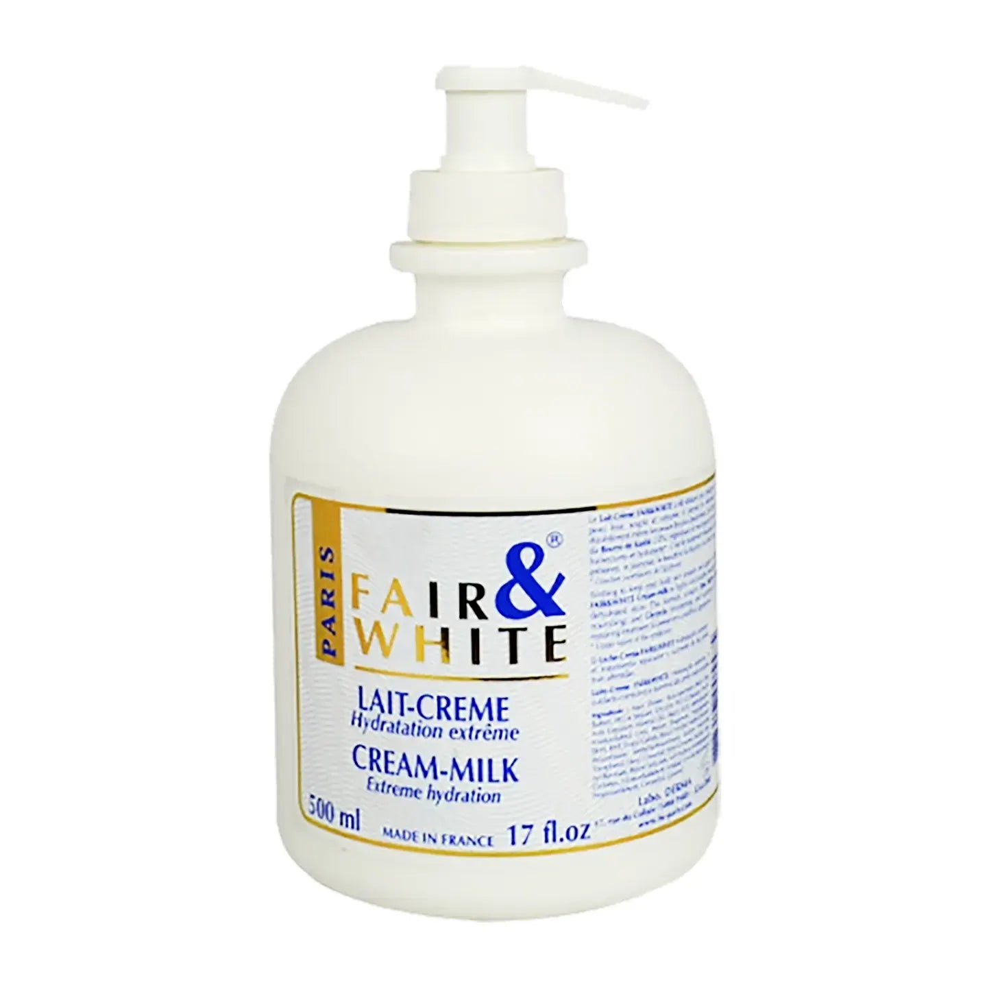 Fair And White Extreme Hydration Cream-Milk 500 Ml