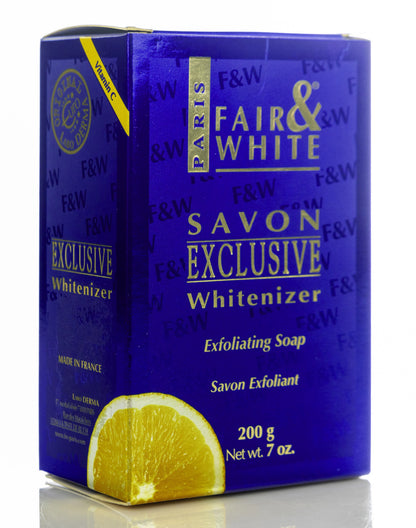 Fair And White Exclusive Whitenizer Exfoliating Soap with Vitamin C 200 G