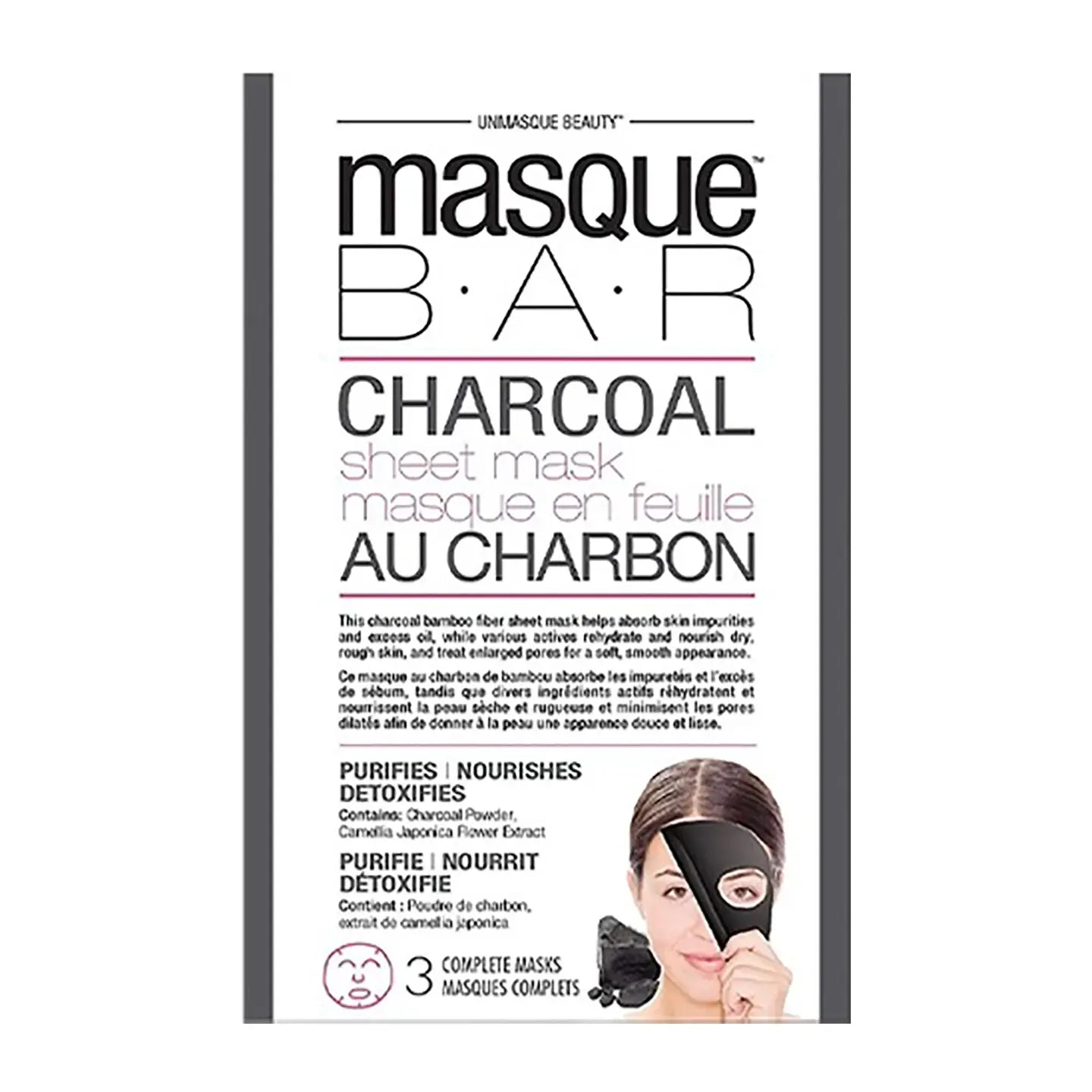 Masque BAR Charcoal Sheet Mask 21 Ml