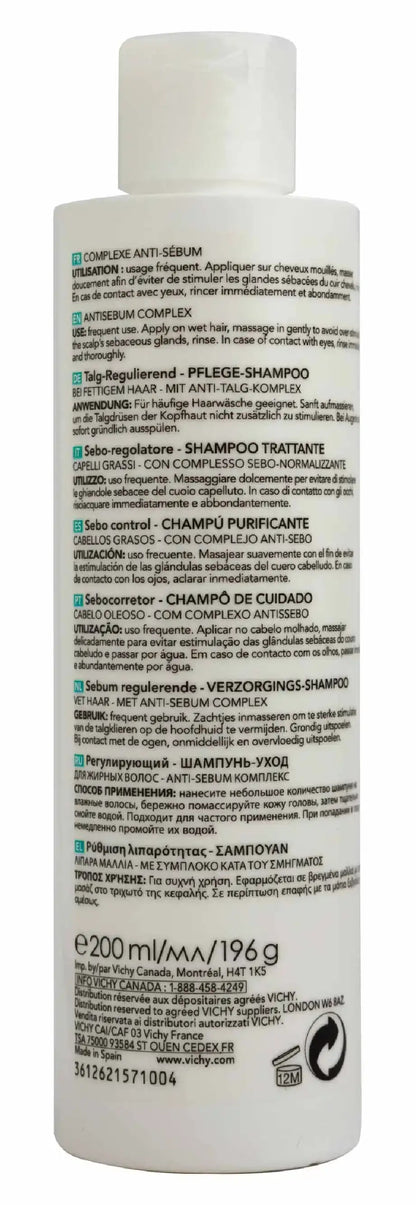 Vichy Dercos shampoo Sebo [Oil Control] 200 ml