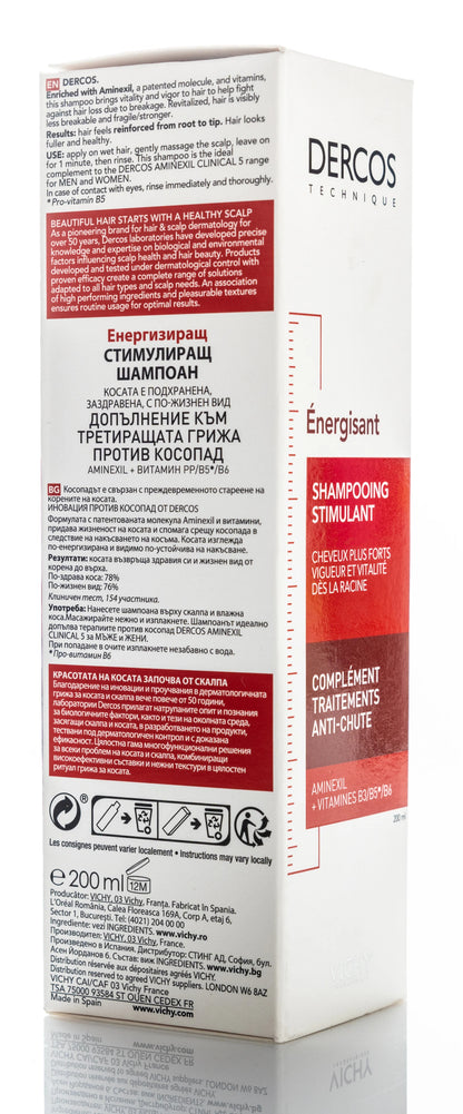 Vichy Dercos Energising Shmpoo 200 ml