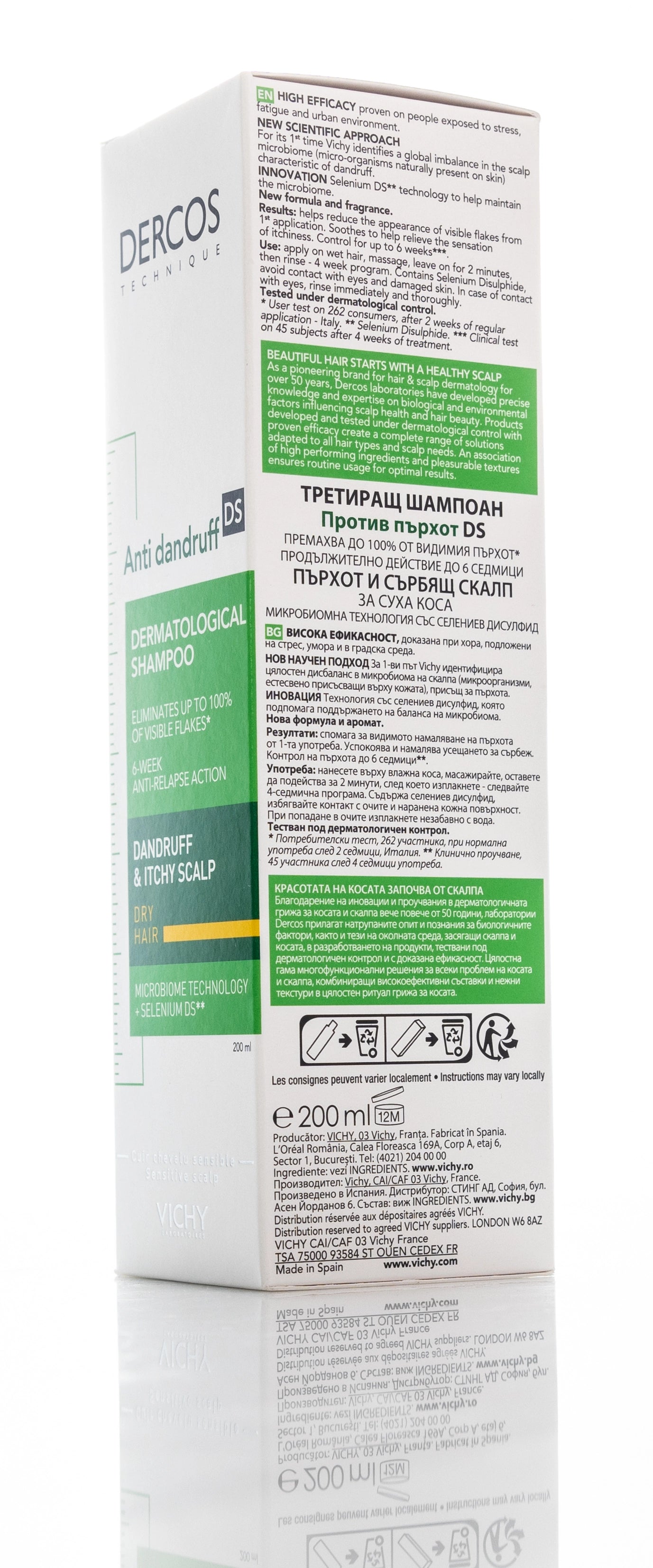 Vichy Dercos shampoo Dandruff Dry 200 ml