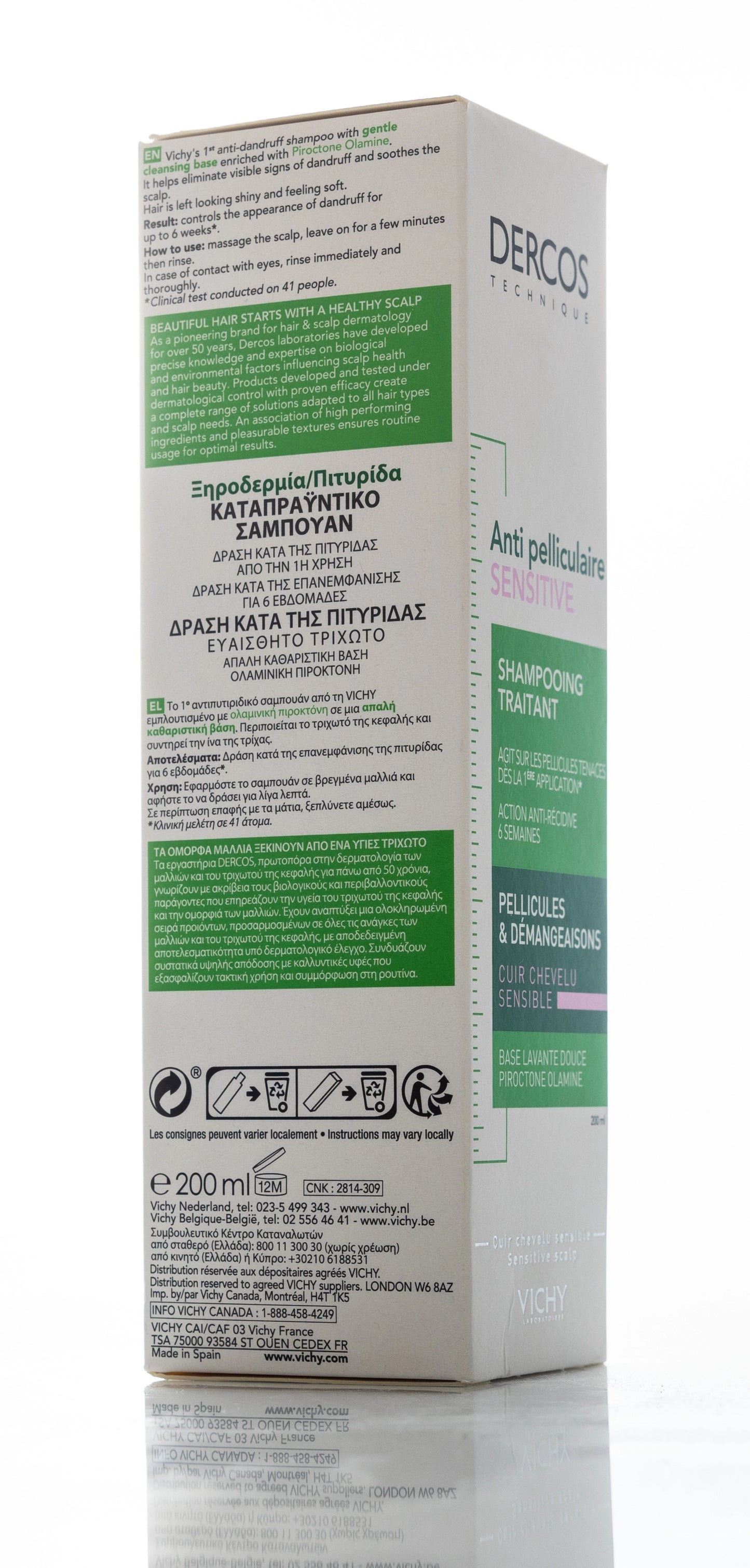 Vichy Dercos shampoo Dandruff Sensitive 200 ml