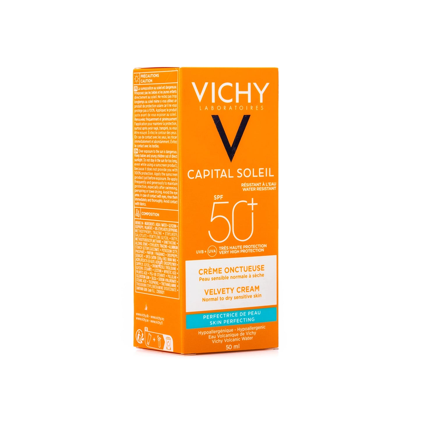 Vichy Ideal Spf 50+ Face Cream [Velvety-N/Ds] 50 ml