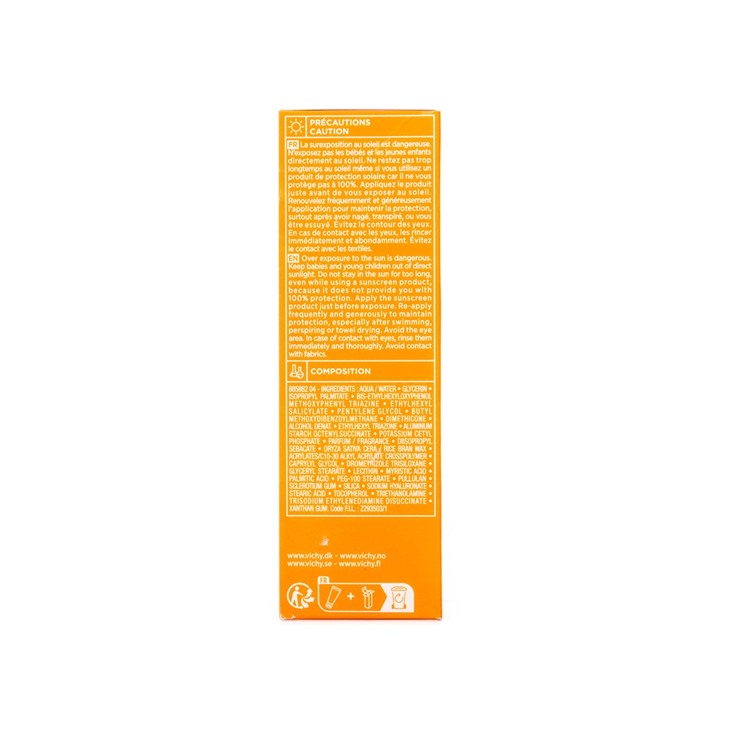 Vichy Ideal Spf 50+ Face Cream [Velvety-N/Ds] 50 ml
