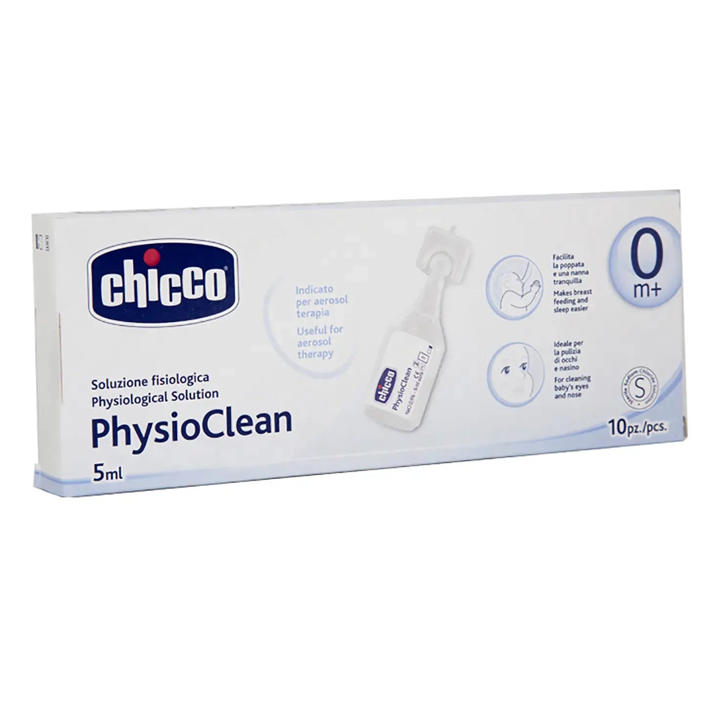 Chicco PhysioClean Physiological solution 5 Ml 10 Pieces