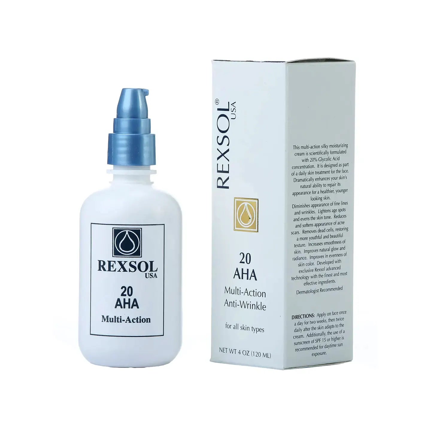 Rexsol 20% AHA Multi-Action Anti Wrinkle Cream 120 Ml