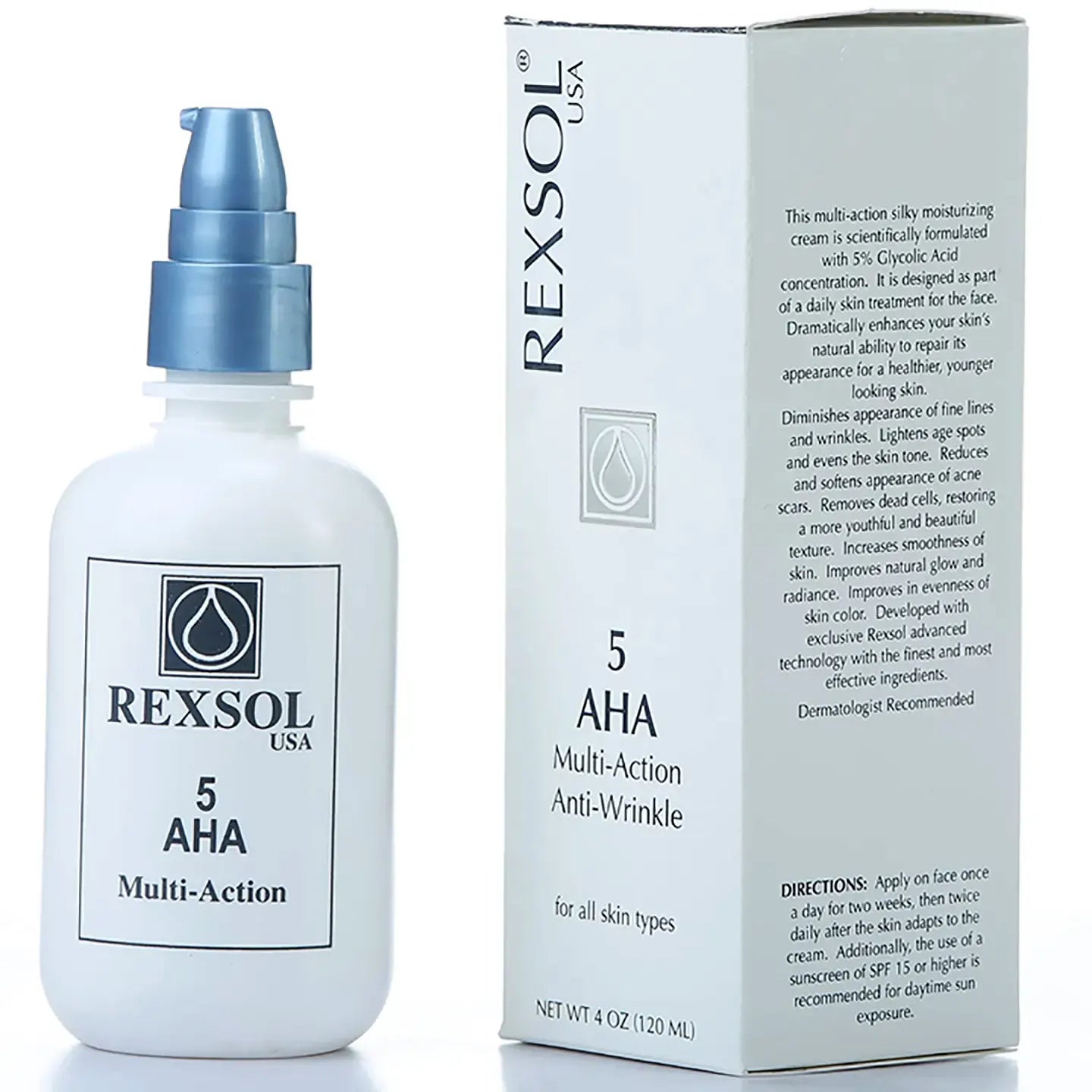 Rexsol 5% AHA Multi-Action Anti Wrinkle Cream 120 Ml