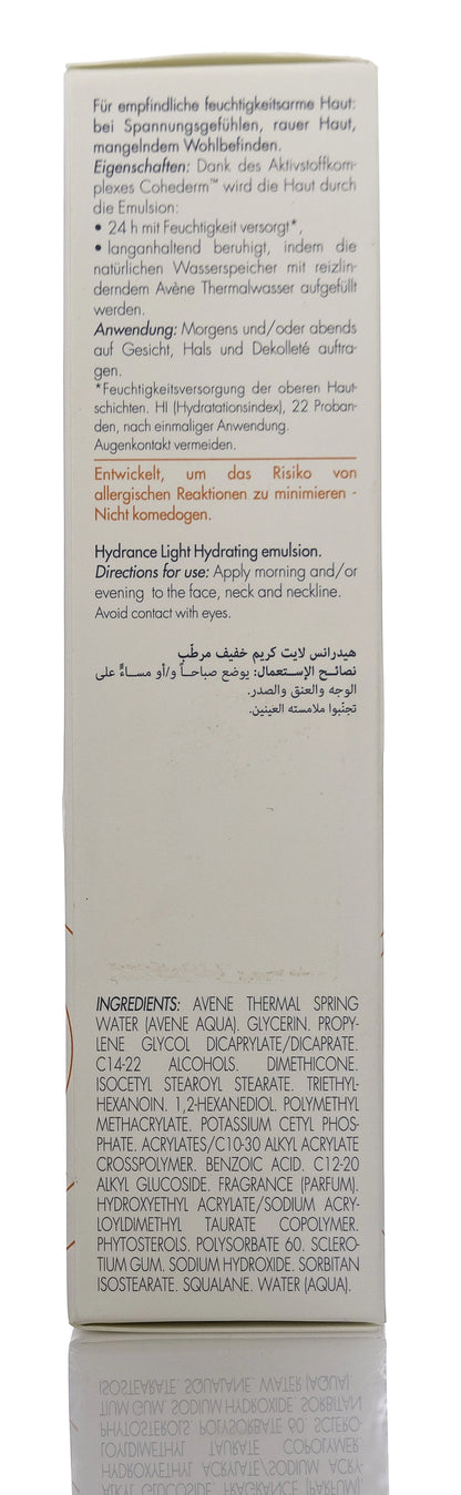 Avène Hydrance Light Hydrating Emultion 40 Ml