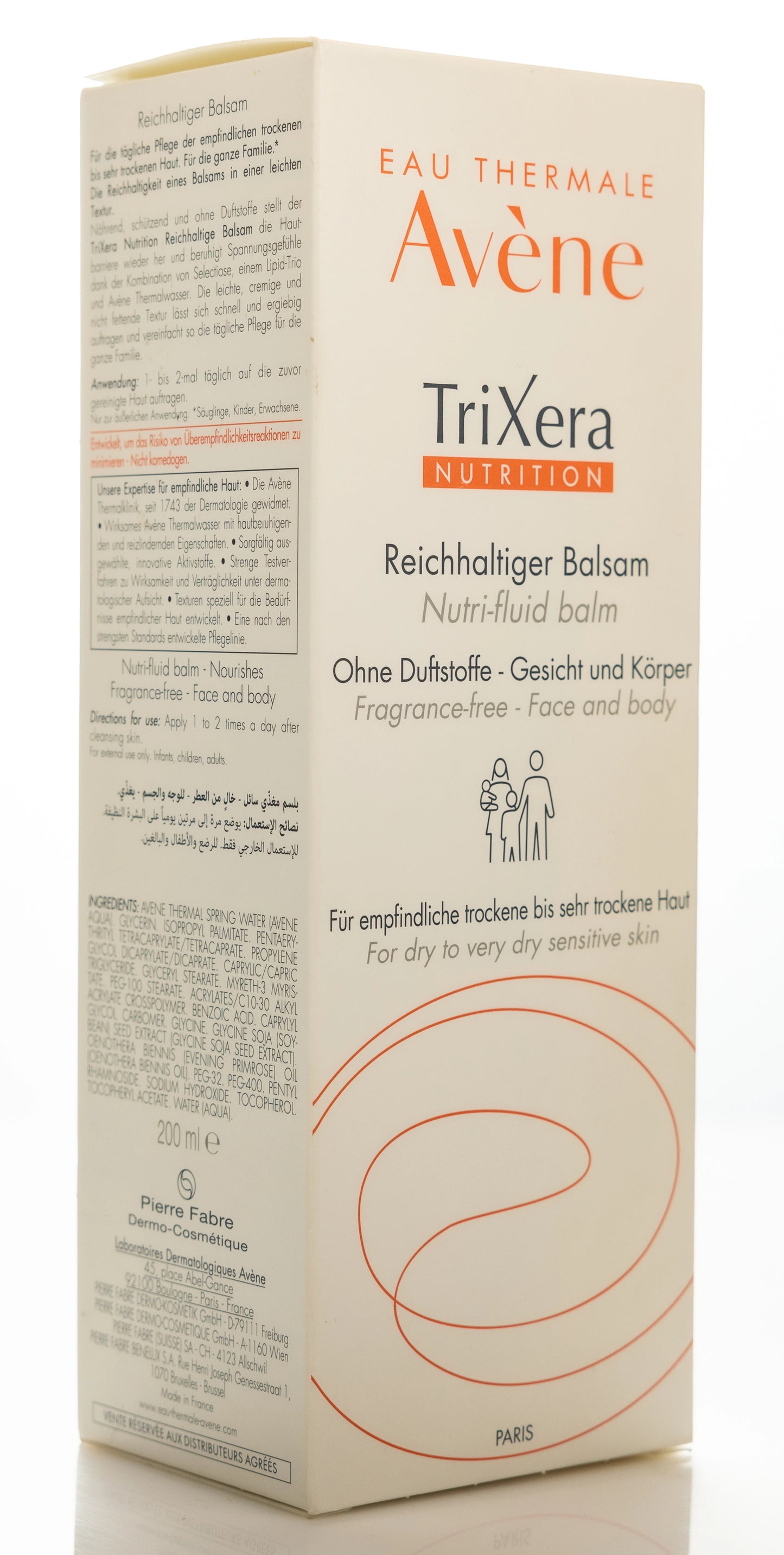 Avène TriXera Nutri-fluid Balm 200 Ml