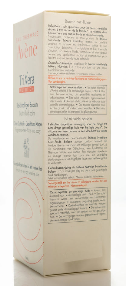 Avène TriXera Nutri-fluid Balm 200 Ml
